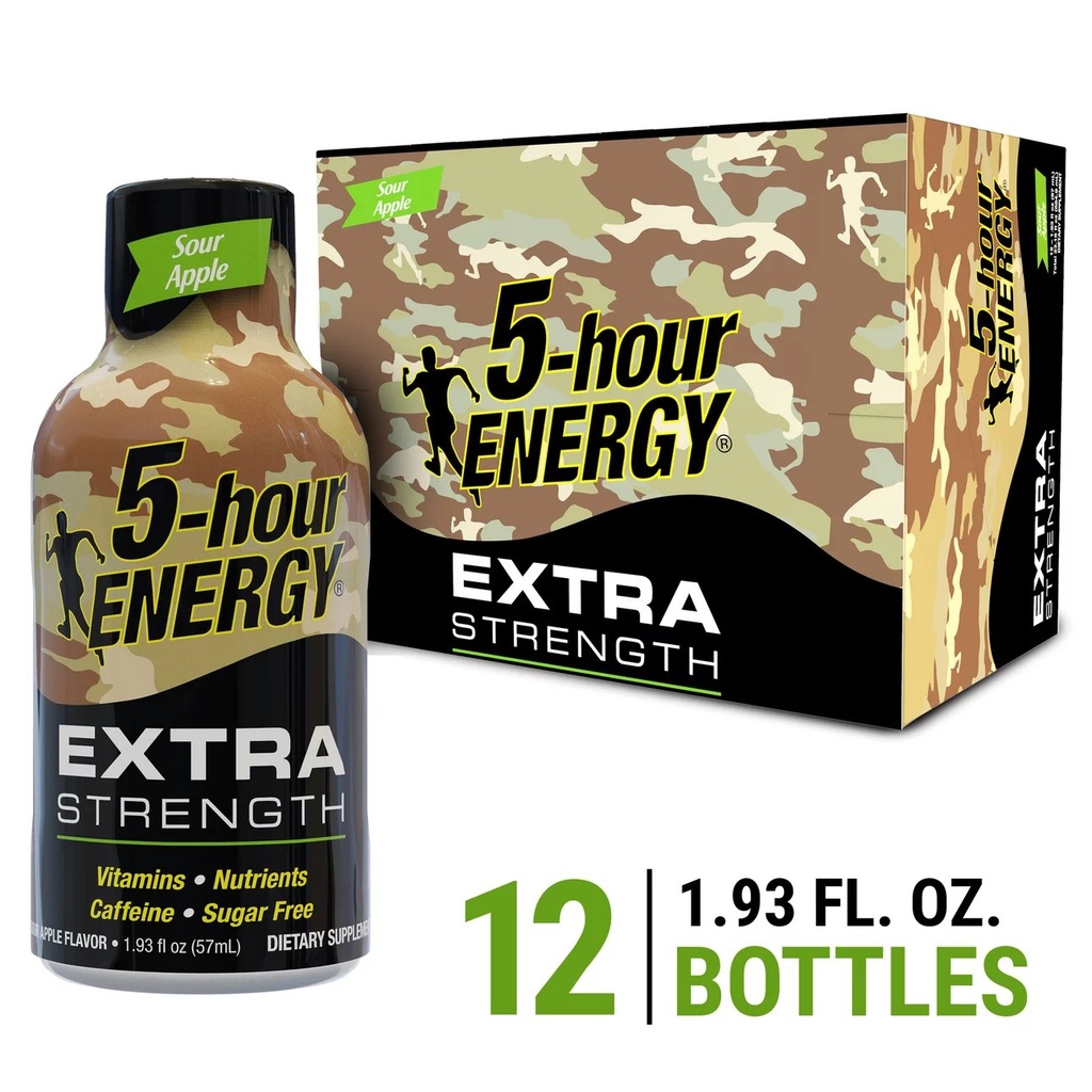 [1864] 5 HOUR ENERGY EXTRA 12PK (Sour Apple)