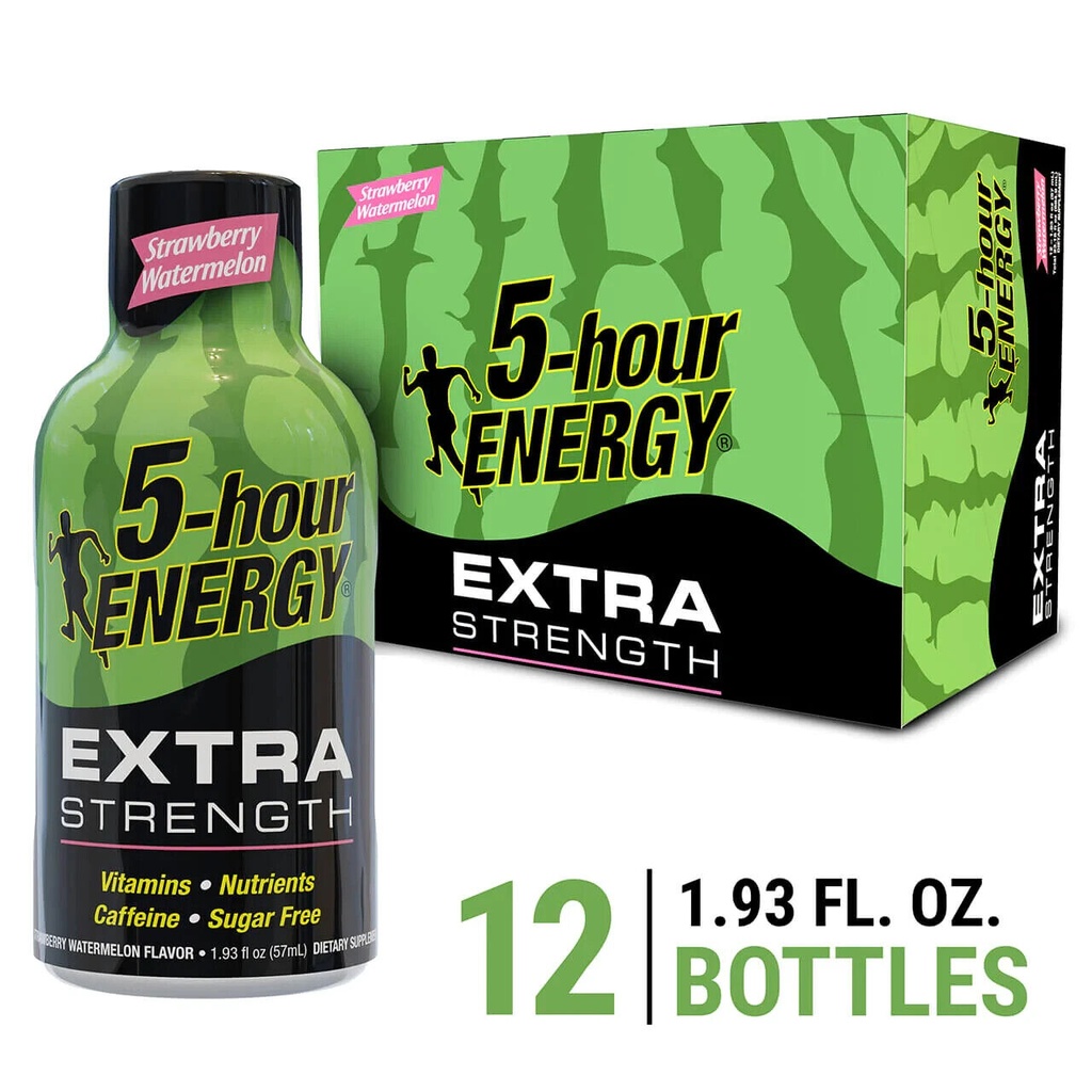 [3931] 5 HOUR ENERGY EXTRA 12PK (Strawberry & Watermelon)