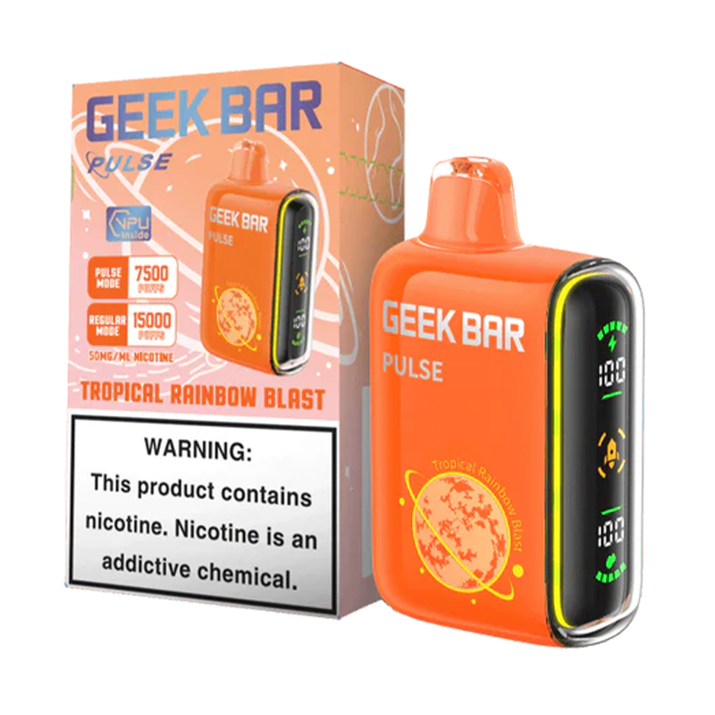Geek Bar Pulse-15000 PUFF  (Topical rainbow blast)