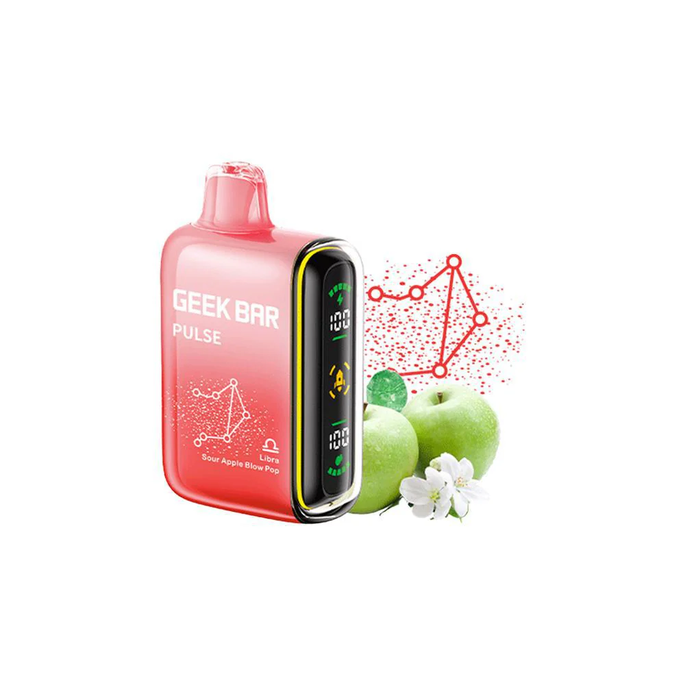 Geek Bar Pulse-15000 PUFF  (Sour Apple B-POP)