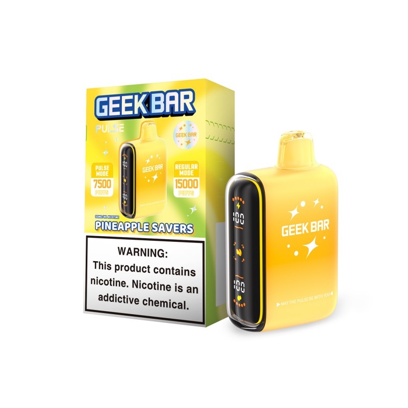 Geek Bar Pulse-15000 PUFF  (PINEAPPLE SAVERS)