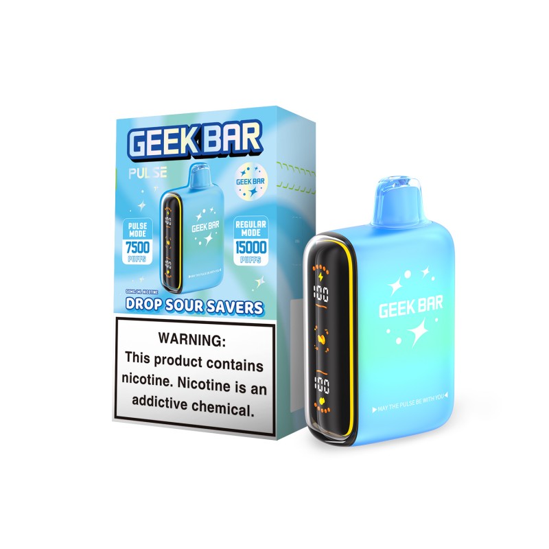 Geek Bar Pulse-15000 PUFF  (DROP SOUR SAVERS)