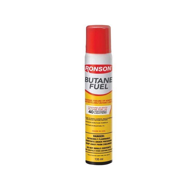 Ronsonol Butane Fuel 135ml/2.75oz/78g Single Can