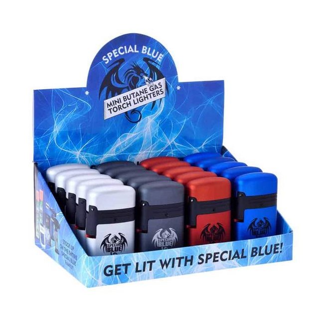 Special Blue Classic Double Metal Lighter - 20ct