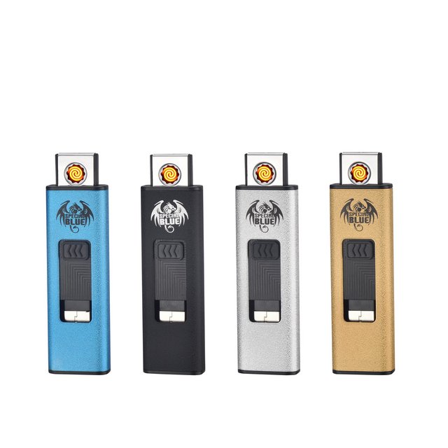 Special Blue Fine Stick USB Lighter - 12ct Box