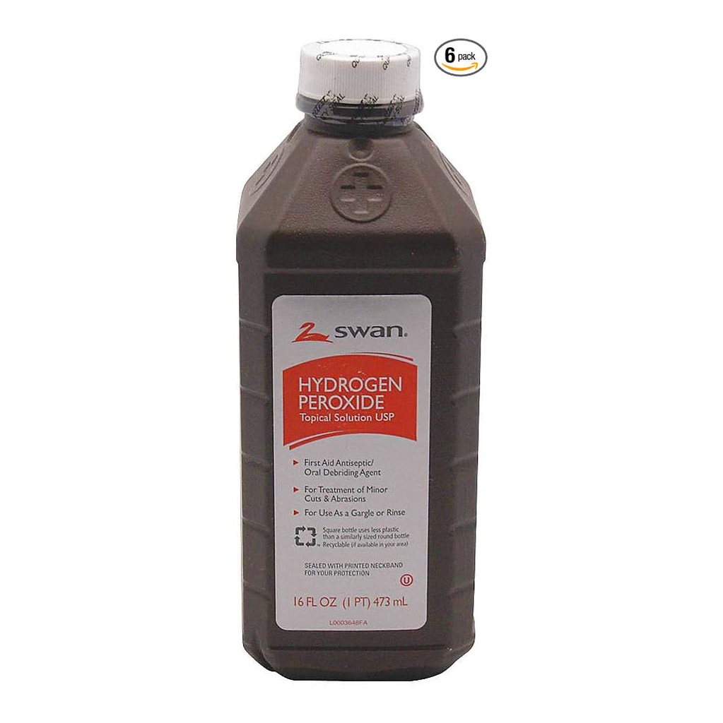 Swan Hydrogen Peroxide 16oz - 20ct