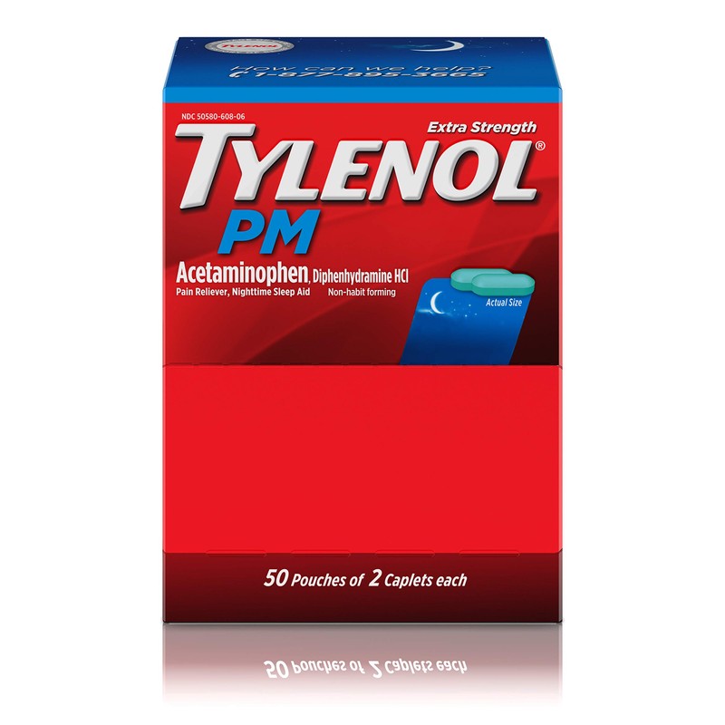 TYLENOL PM LOOSE 50 CT 2PK