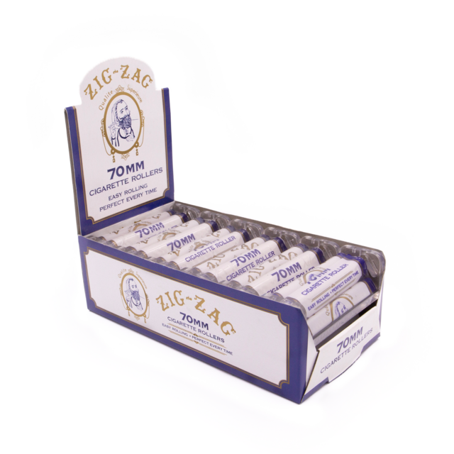 ZigZag 70MM Cigarette Rollers - 12ct