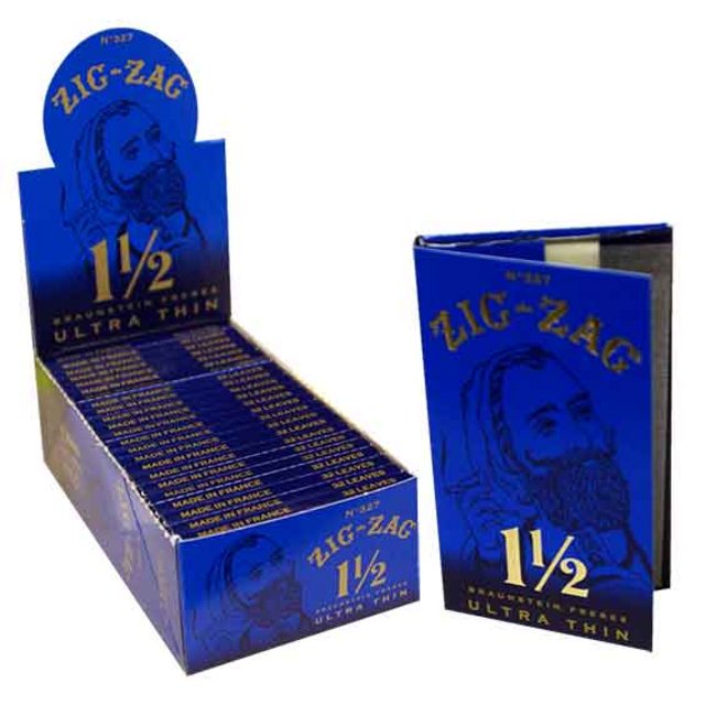 ZigZag Paper #327 -Blue 1.5  Ultra Thin