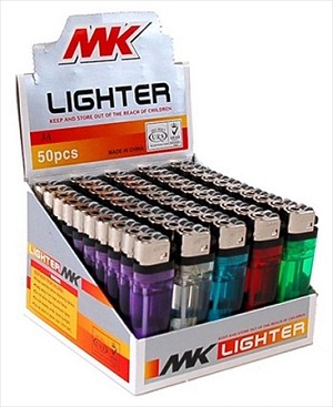Clear Lighter MK 50ct