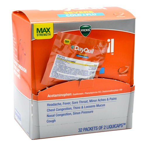 Dayquil Severe Cold and Flu 32/2 Count Packets