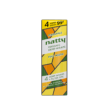 Natty Organic Hemp Wrap - Pineapple 4 for .99