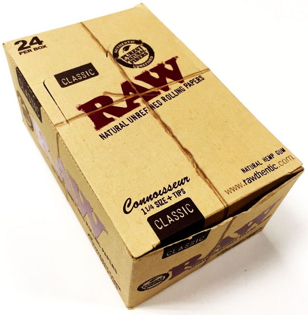 Raw 1.25 CL Size+Tips Connoisseur - 24ct