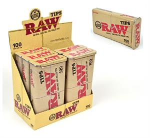 Raw Natural UnRefined Pre-Rolled Tips - 100/6ct