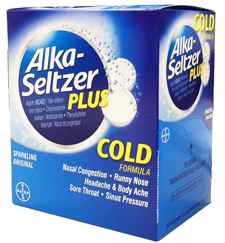 AlkaSeltzer Plus 30/2ct Gravity Box