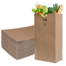 Bag Brown Paper # 16 500ct