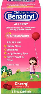 Benadryl Childrens Liquid Grape/Cherry - 4oz