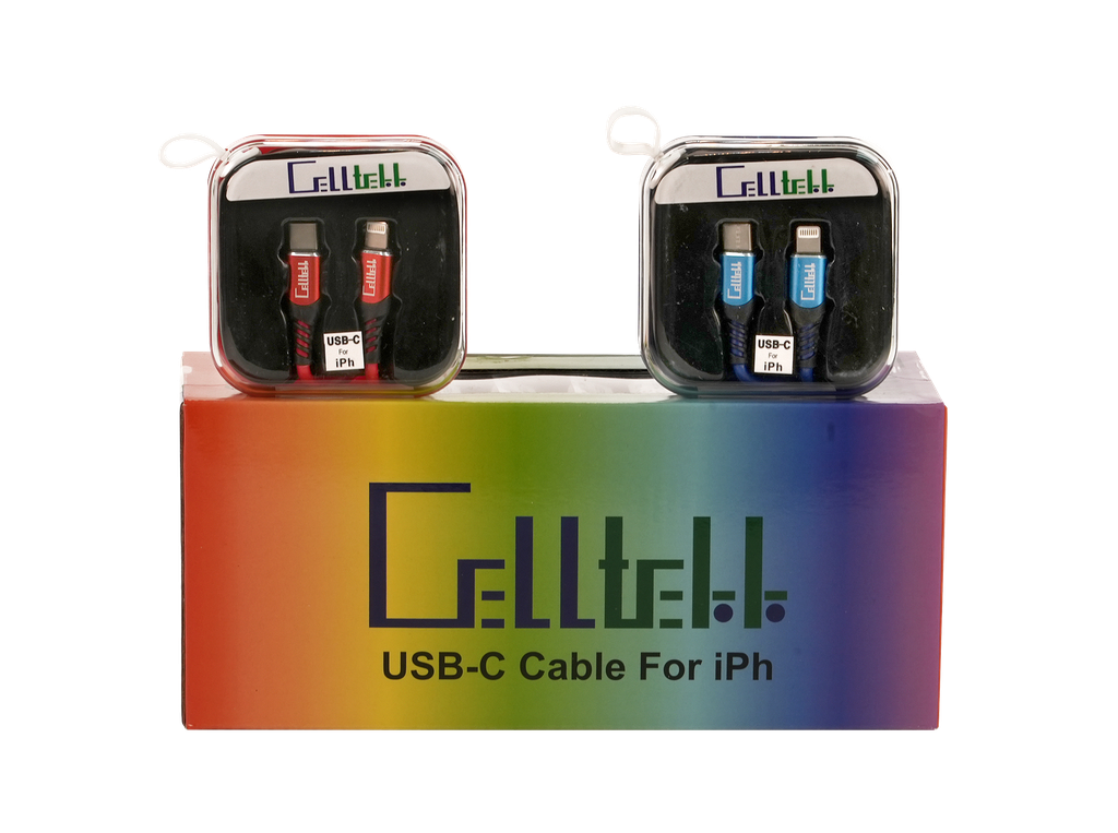 Cell TK 124 Cable TYPE -C For IPH 10ct RF 3.5 FT
