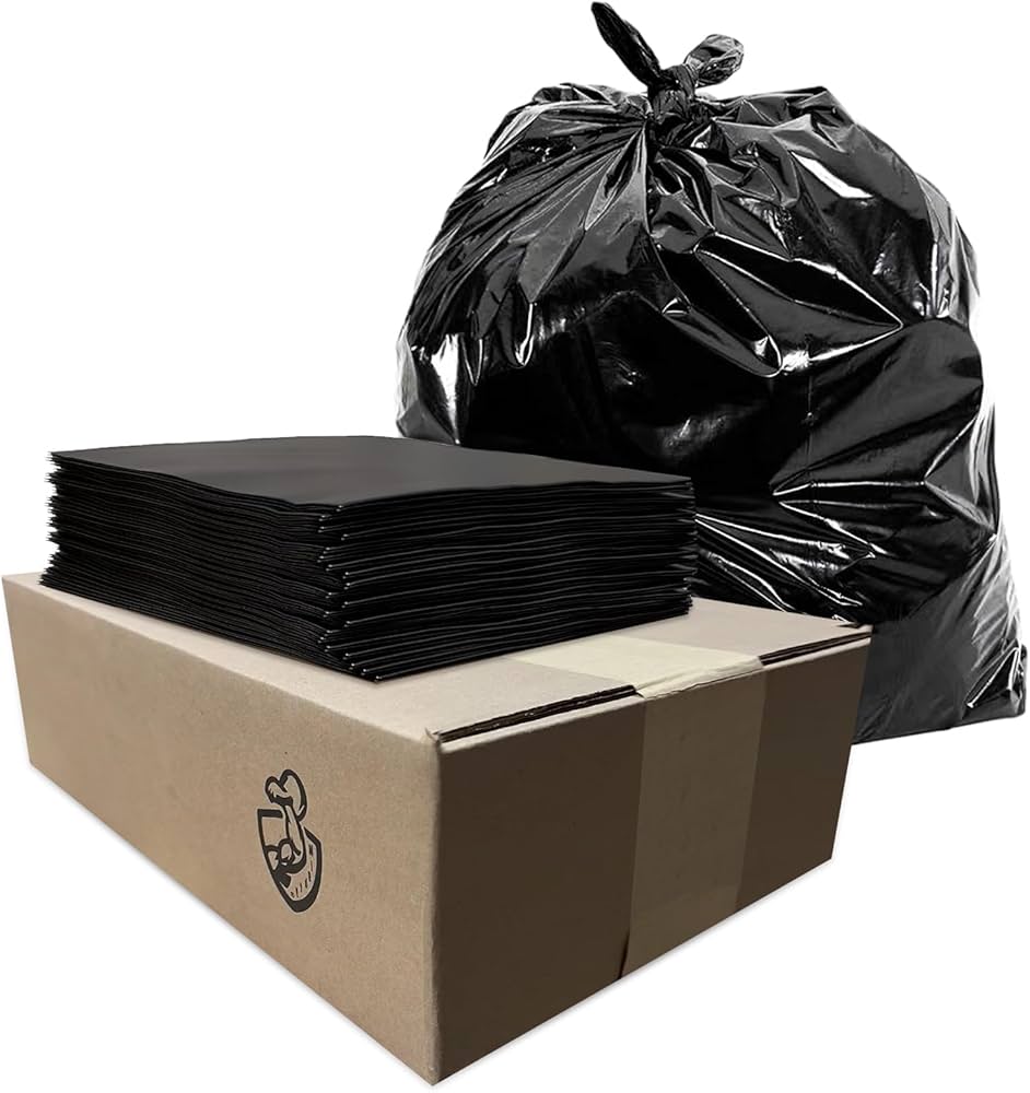 KAV - Garbage Bags - Black 58G - 100pcs