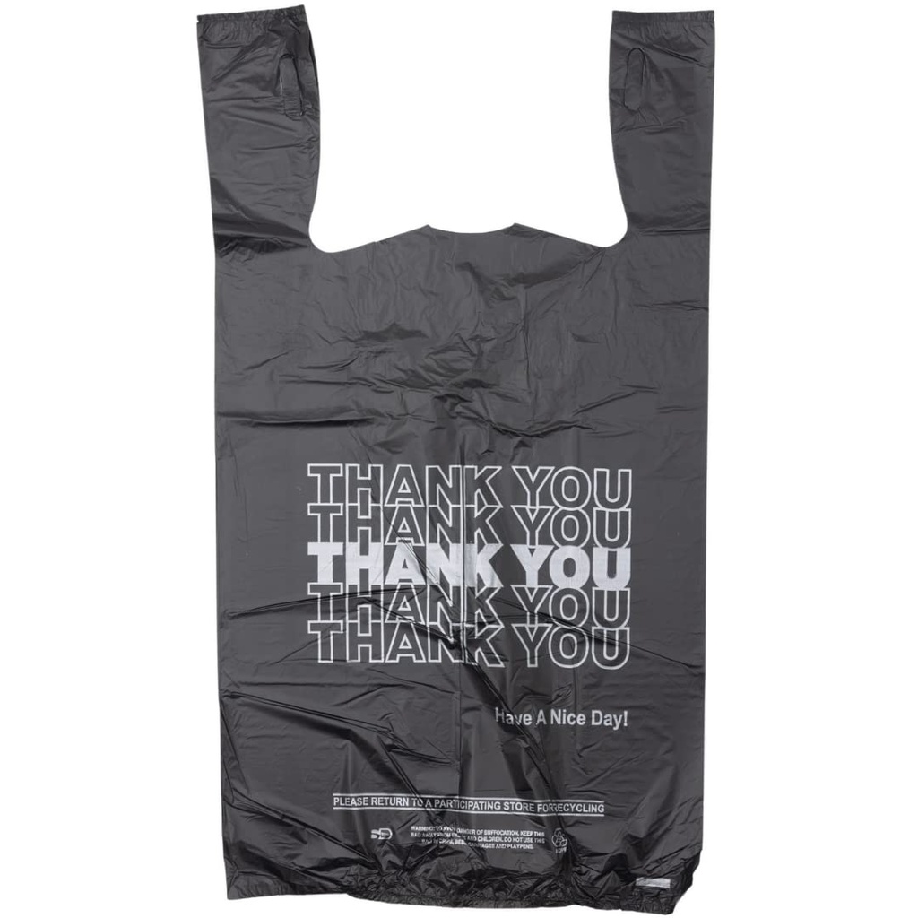KAV - ThankYou Large Bags - 1/6th Black 425pcs