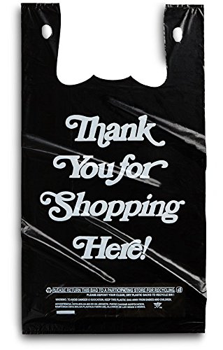KAV - ThankYou Large Bags - 1/6th Black 600pcs