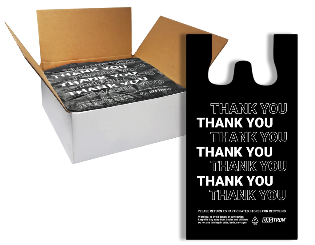 KAV - ThankYou Small Bags - 1/10th Black 1500pcs