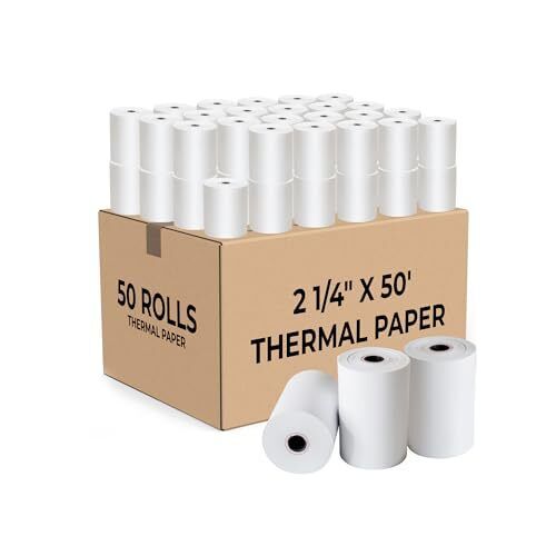 Kraft Thermal Roll - 2 -1/4th - 50FT-#1003