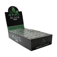 OPMS Black Shots Liquid Kratom 8ml Bottle 50 -Case