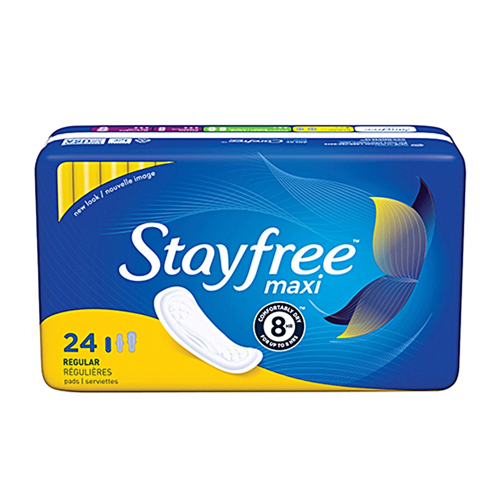 Stayfree Maxi All In One 24 Pk