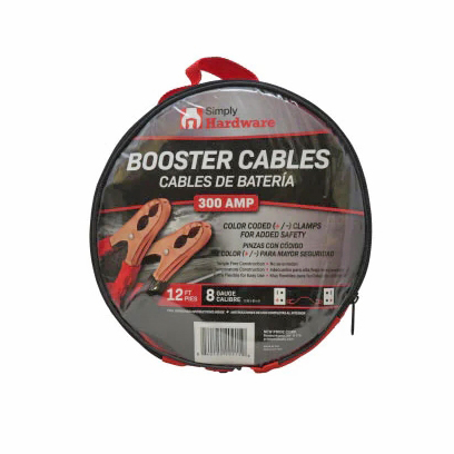 Simply Auto Booster Cable - 12ft 300 AMP