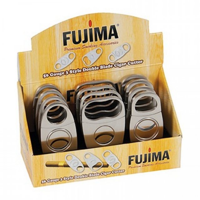 FUJIMA Stainless Steel Cigar Cutter(64 Gauge) -12ct