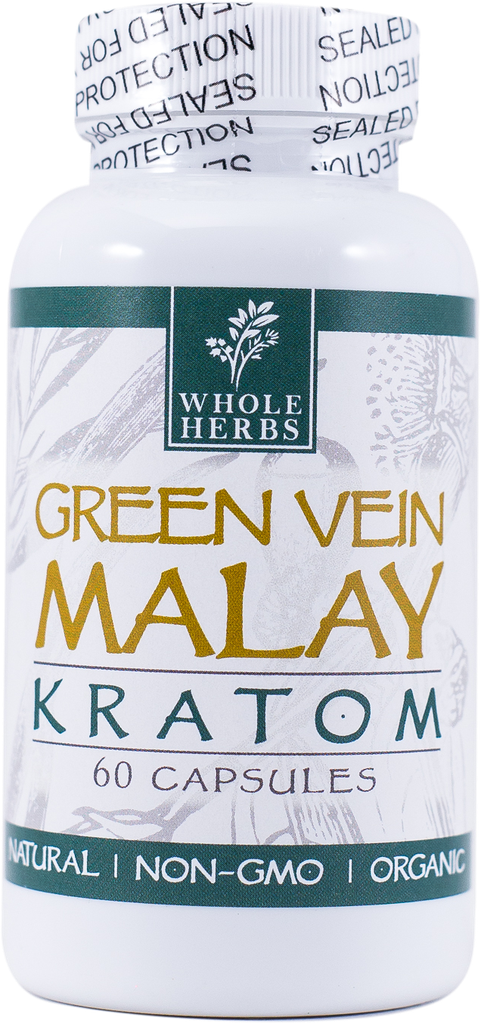 Whole Herbs Green Vein Malay Da Kratom 250ct