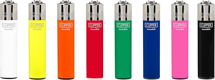 CLIP LIGHTER M5918 SOLID COLOR 50CT