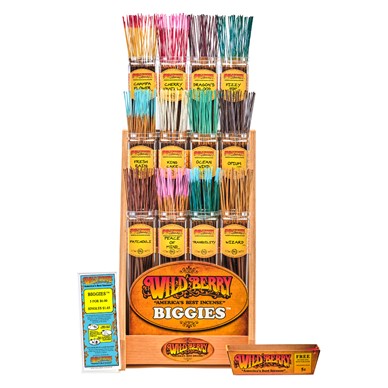 WILDBERRY INCENSES BIG SIZE DISPLAY  (STB12-2) 12 CT